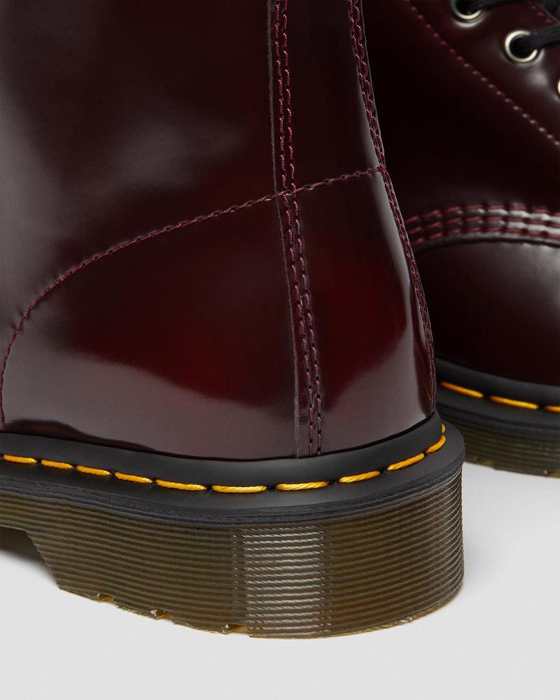 Dr Martens Vegan 1460 Snørestøvler Dame Lyserød Rød | DK 219WNB